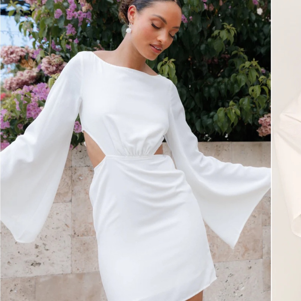 NWT Petal and Pup White Vera Dress - White, S